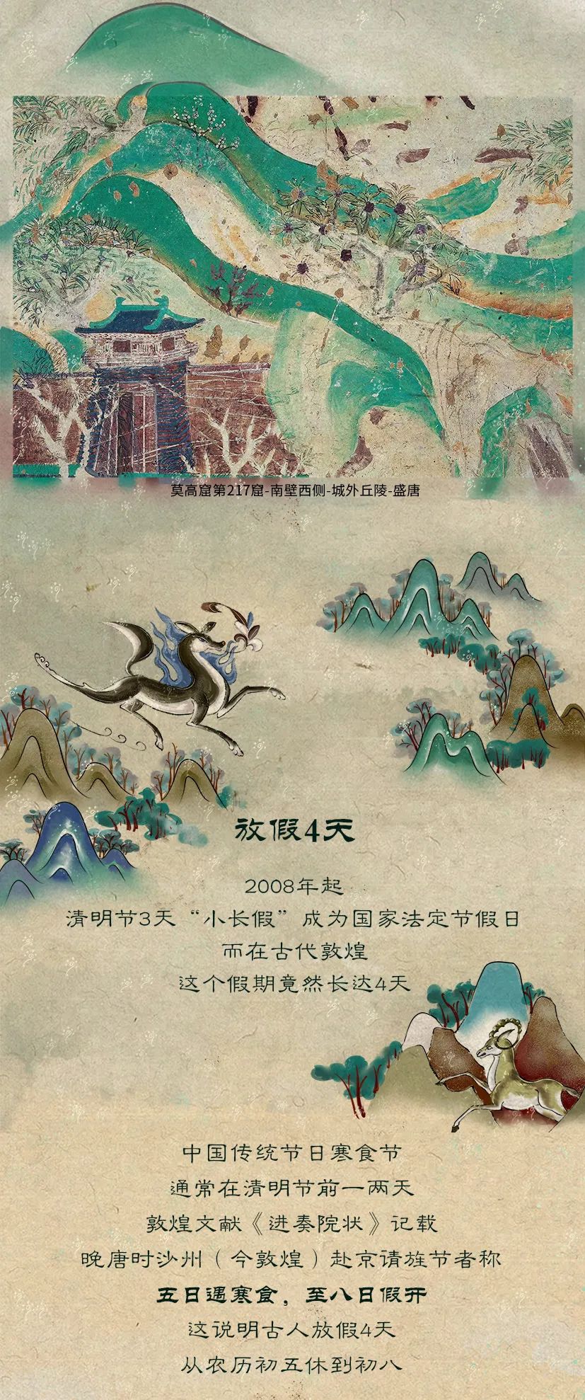 敦煌壁畫(huà)里的清明，不止雨紛紛