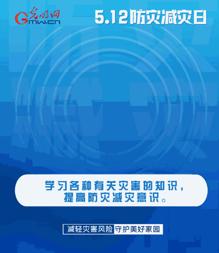 【動態(tài)海報(bào)】減輕災(zāi)害風(fēng)險(xiǎn)，從這10個(gè)字開始