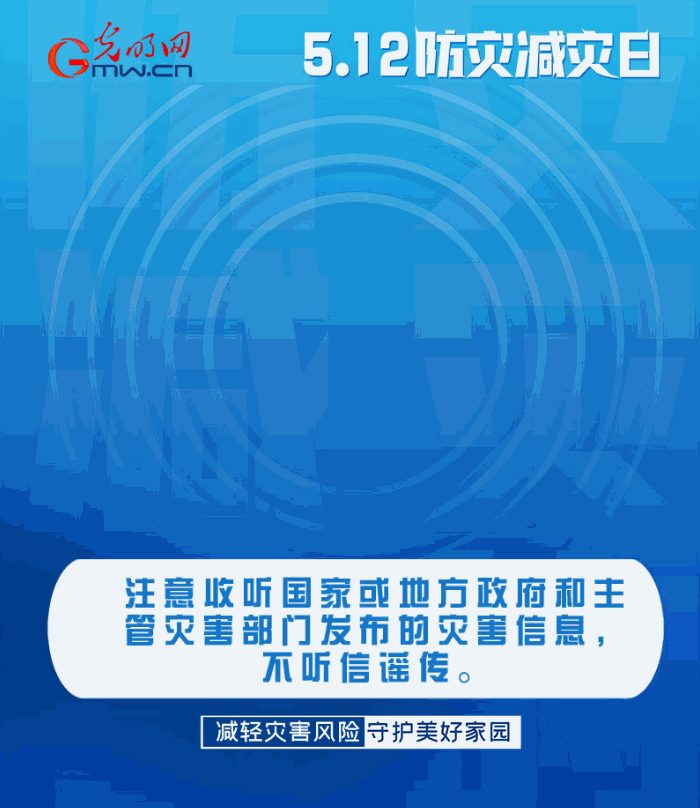 【動態(tài)海報(bào)】減輕災(zāi)害風(fēng)險(xiǎn)，從這10個(gè)字開始