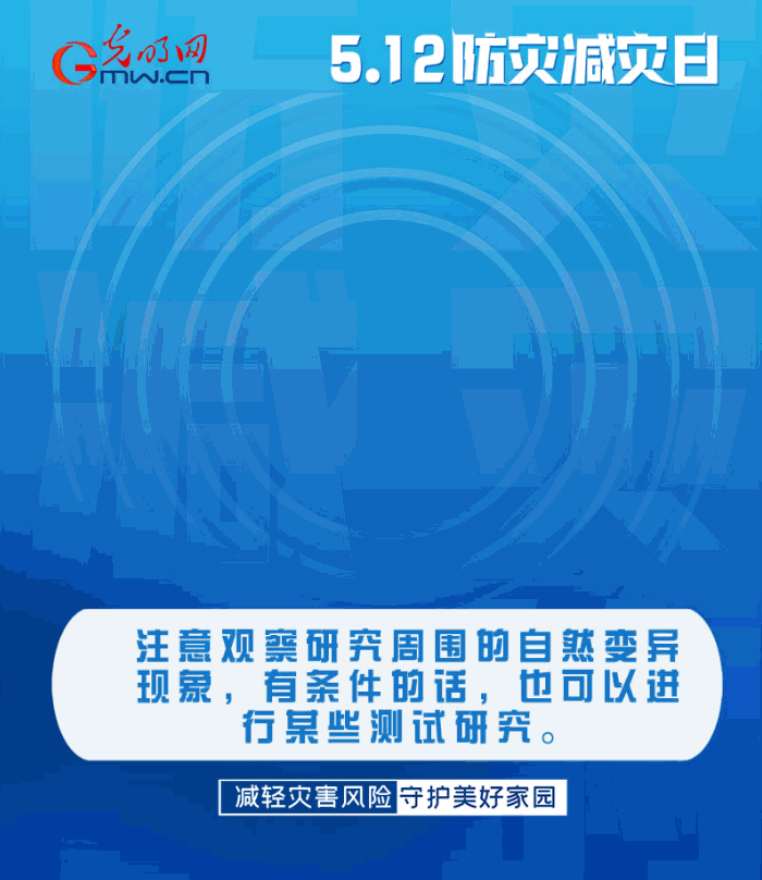 【動態(tài)海報(bào)】減輕災(zāi)害風(fēng)險(xiǎn)，從這10個(gè)字開始