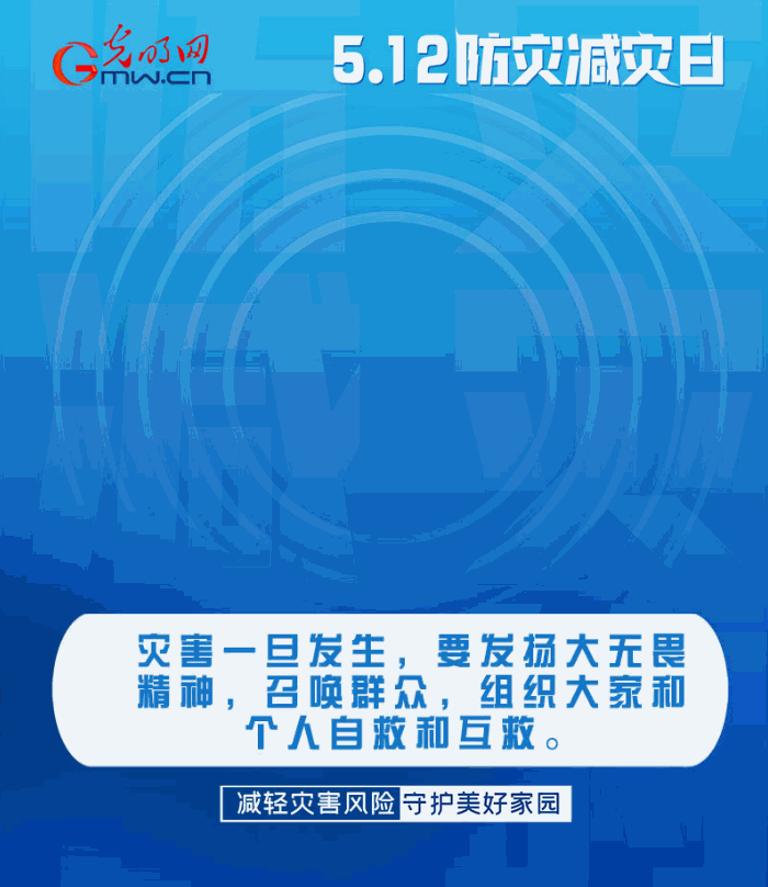 【動態(tài)海報(bào)】減輕災(zāi)害風(fēng)險(xiǎn)，從這10個(gè)字開始