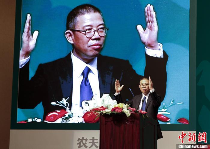 資料圖：農(nóng)夫山泉創(chuàng)始人鐘睒睒。 <a target='_blank' href='/'><p  align=