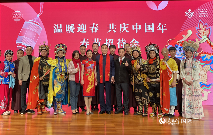 當(dāng)?shù)貢r(shí)間2月5日晚，中國駐美國大使館舉辦僑學(xué)界專場春節(jié)招待會(huì)。 人民網(wǎng)記者 李志偉攝