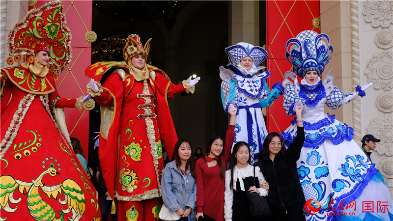 北京展覽館舉辦首屆俄羅斯“謝肉節(jié)”慶?；顒?dòng)。人民網(wǎng) 褚夢(mèng)琦攝