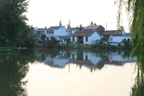 江蘇省揚州市寶應(yīng)縣柳堡鎮(zhèn)團(tuán)莊村村景。江蘇鄉(xiāng)村規(guī)劃建設(shè)研究會供圖