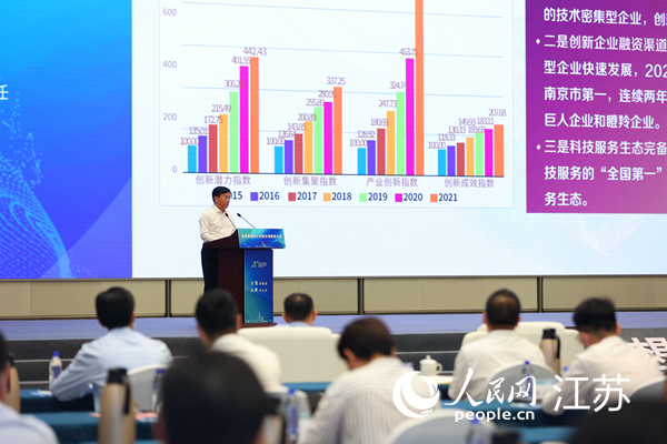 2022南京江北新區(qū)創(chuàng)新活力指數(shù)發(fā)布。江北新區(qū)供圖