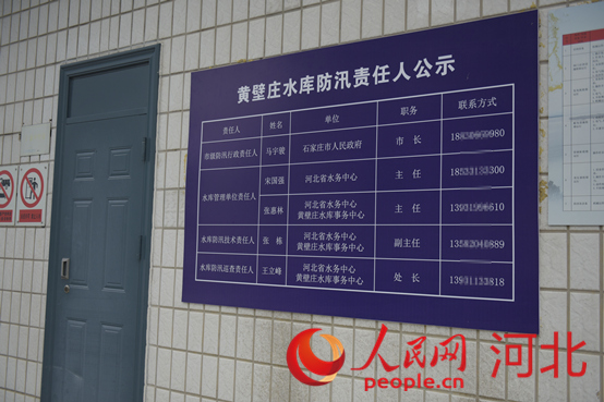 防汛責(zé)任人公示牌。人民網(wǎng)祝龍超攝
