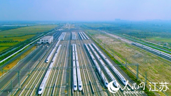 南京動車段南通動車所。人民網(wǎng)記者 王繼亮攝