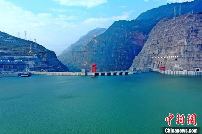 圖為白鶴灘水電站。　水電四局供圖