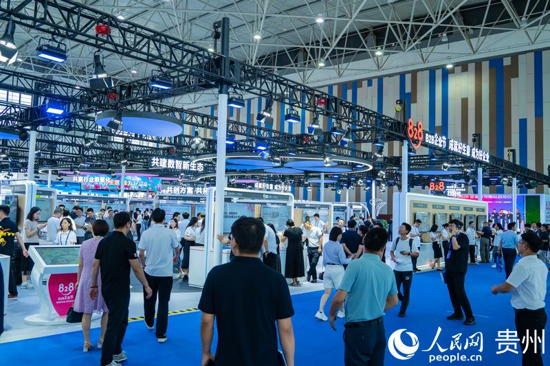 2、2024數(shù)博會共吸引400余家展商參展。人民網 陽茜攝.jpg
