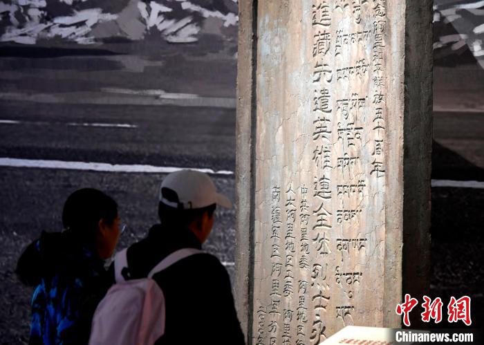 圖為5月18日，觀眾正在欣賞展覽。　李林 攝